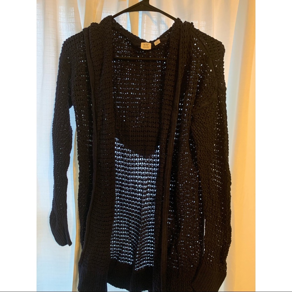 GAP, navy blue, knitted cardigan